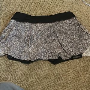 Lulu lemon tennis skirt with spandex underneath